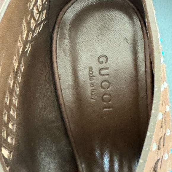 Authentic Gucci Brown Western Heeled Boots with Colorful Accents Perfect For U! - Picture 5 of 8